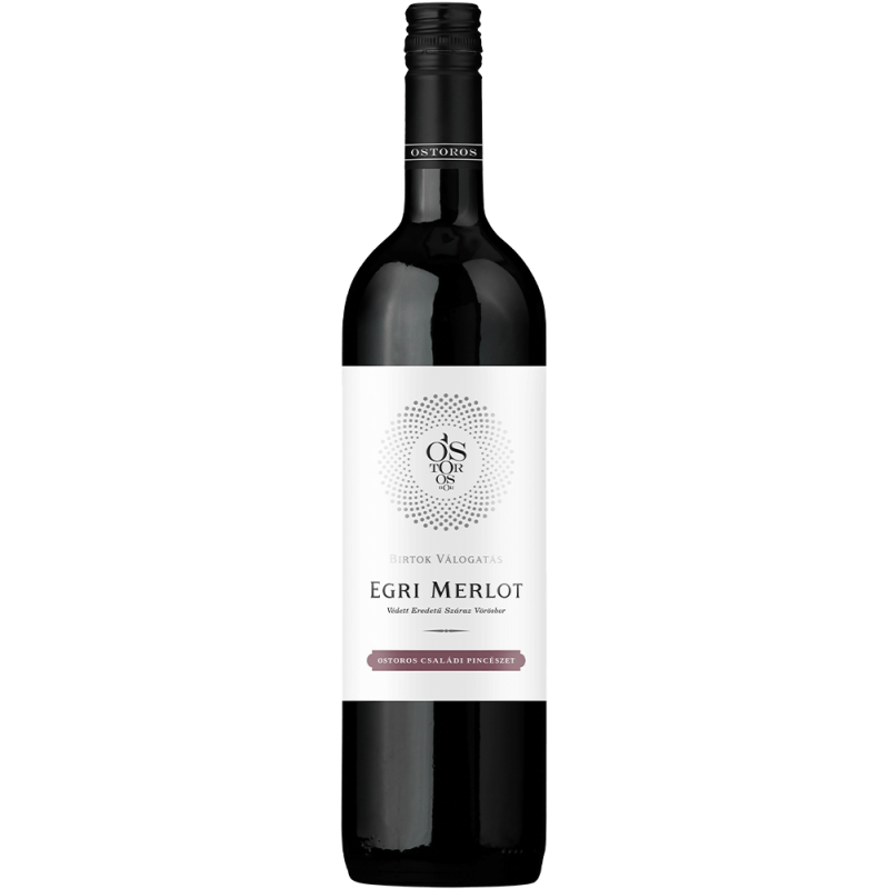 Ostoros Birtok merlot 0,75l, drs