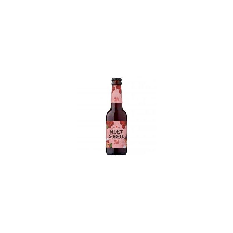 Mort Subite Kriek belga meggyes lambic típusú sörkülönlegesség 4% 0,25 l üveg