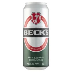 Becks dobozos sör 0,5l, drs