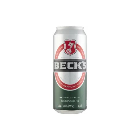 Becks dobozos sör 0,5l, drs