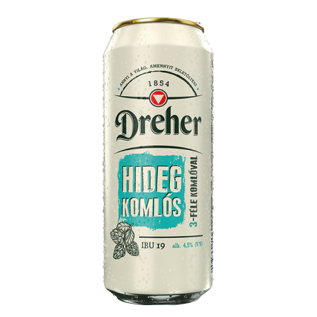 Dreher hidegkomlós II. dobozos sör 0,5l, drs