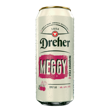 Dreher meggy sör dobozos 0,5l, drs