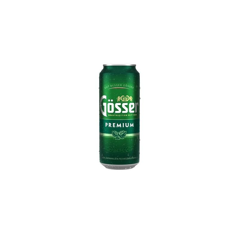 Gösser prémium 0,5l dobozos sör, drs