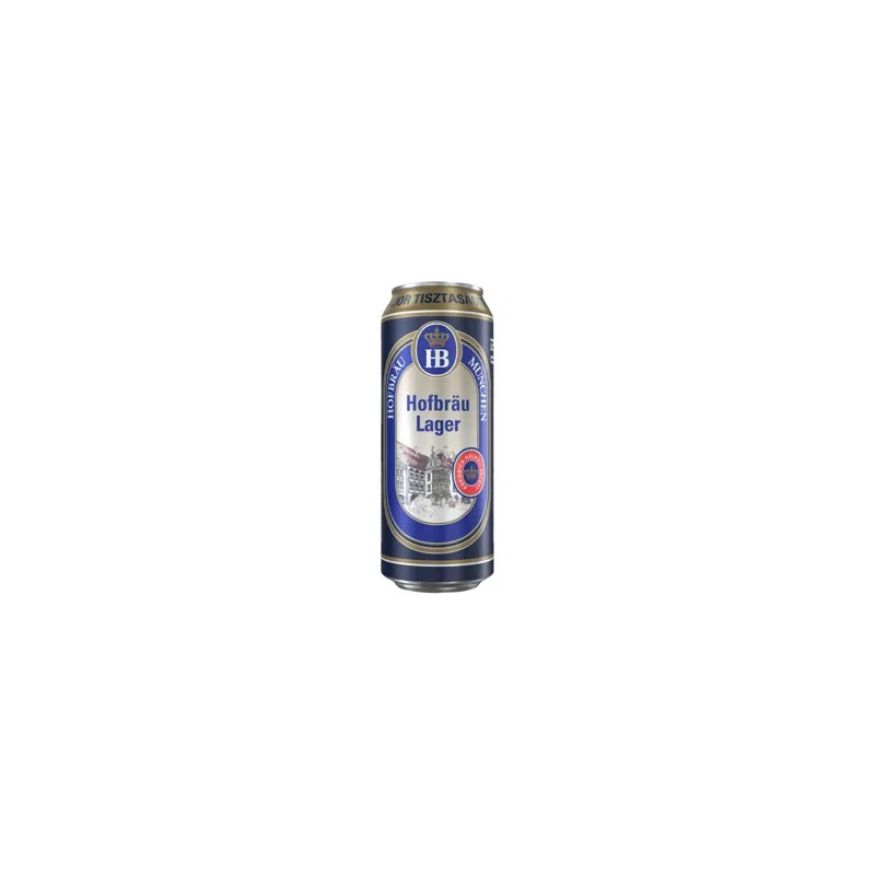 Hofbräu München Lager világos sör 4% 0,5 l, drs