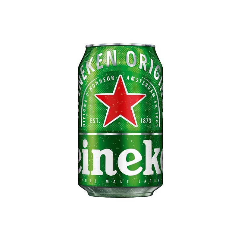 Heineken minőségi világos sör 5% 0,33 l doboz, drs