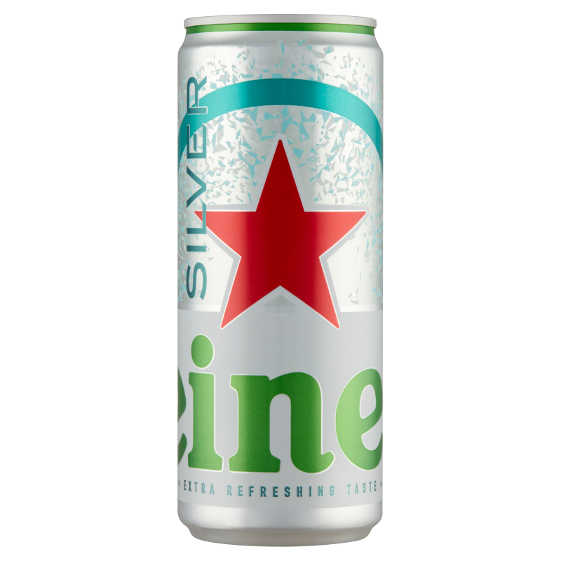 Heineken silver dobozos sör 0,33l 4%alk., drs