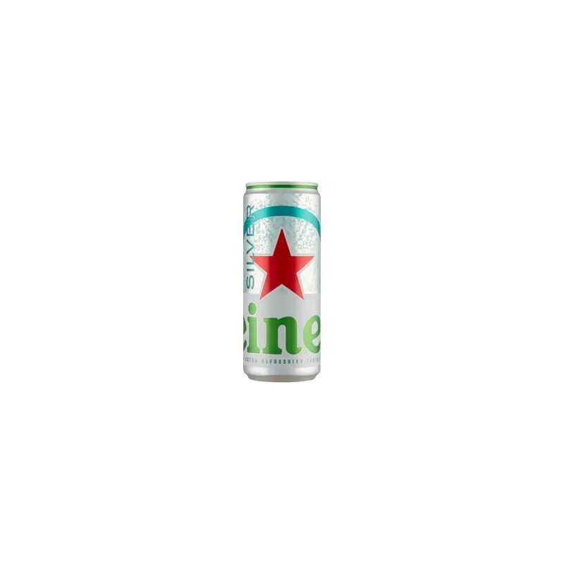 Heineken silver dobozos sör 0,33l 4%alk., drs