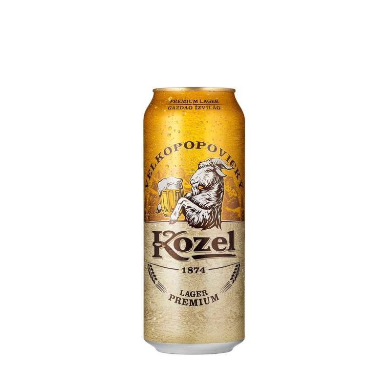 Kozel premium dobozos sör 0,5l, drs