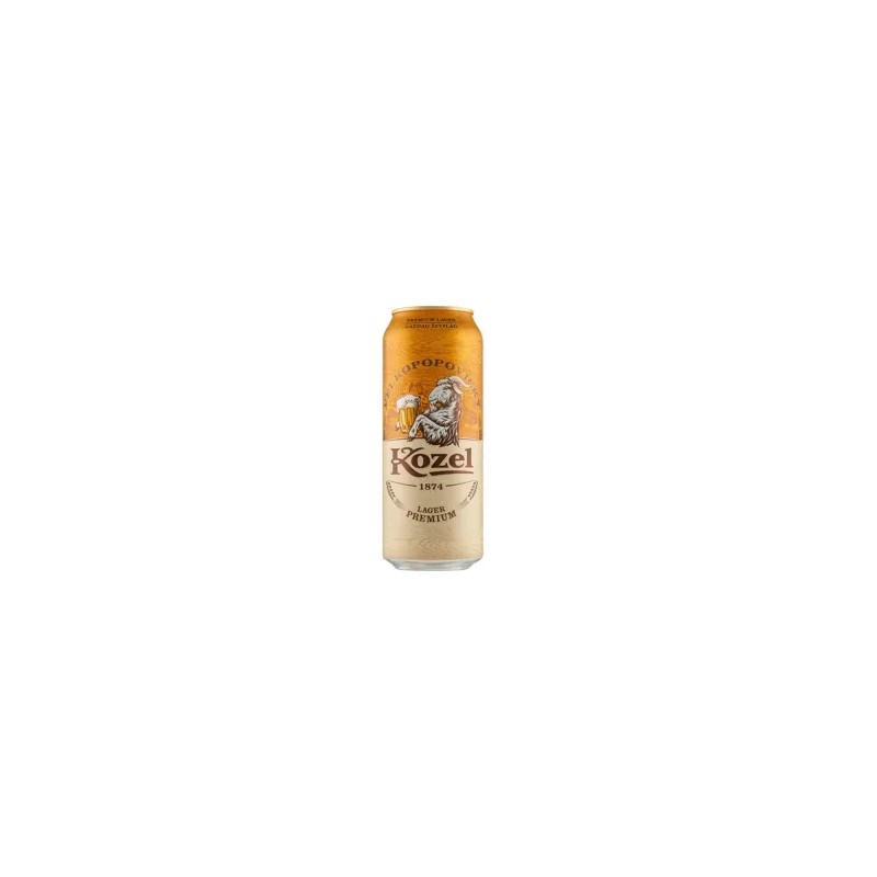 Kozel premium dobozos sör 0,5l, drs