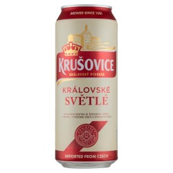 Krusovice 0,5l dobozos sör...