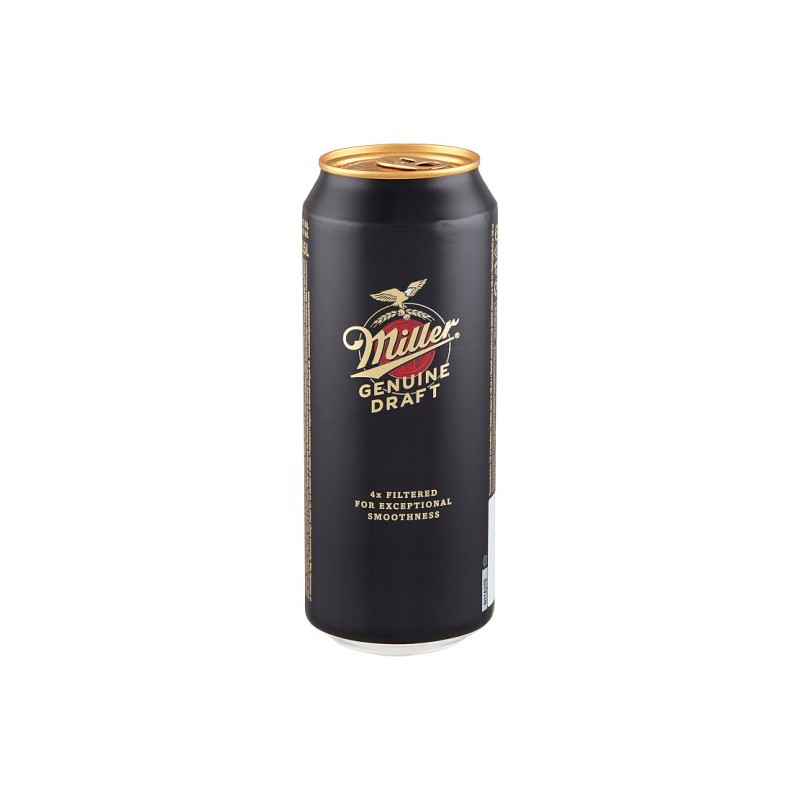 Miller Genuine Draft világos sör 4,7% 0,5 l, drs