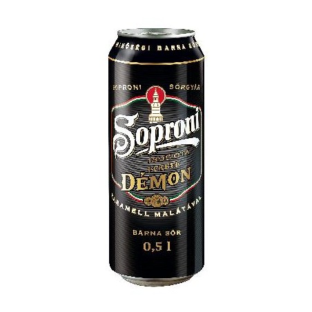 Soproni 0,5l dob.sör óvatos duhaj démon, drs