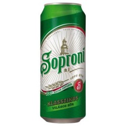 Soproni 0,5l dobozos sör...