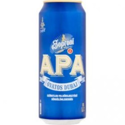 Soproni 0,5l dob.sör óvatos duhaj APA, drs