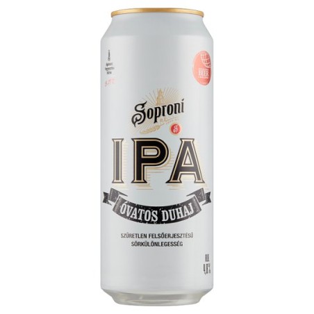 Soproni 0,5l dob.sör óvatos duhaj IPA, drs