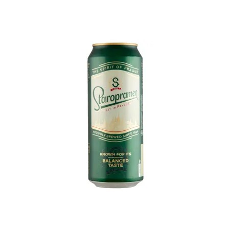 Staropramen 0,5 l dobozos sör 5%, drs