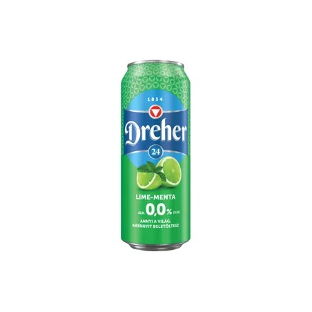 Dreher 24 dobozos lime-menta sör 0,5l, drs