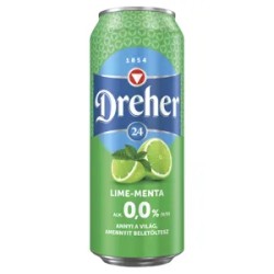 Dreher 24 dobozos lime-menta sör 0,5l, drs
