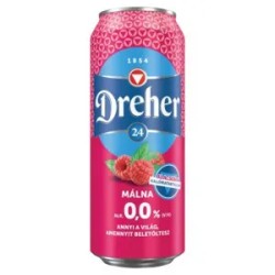 Dreher 24 dobozos málnás sör 0,5l, drs