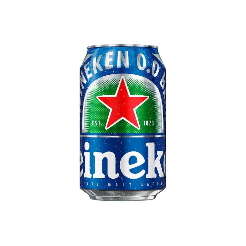 Heineken alkoholmentes világos sör 0,33 l doboz, drs