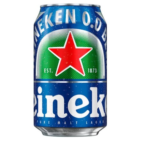 Heineken alkoholmentes világos sör 0,33 l doboz, drs