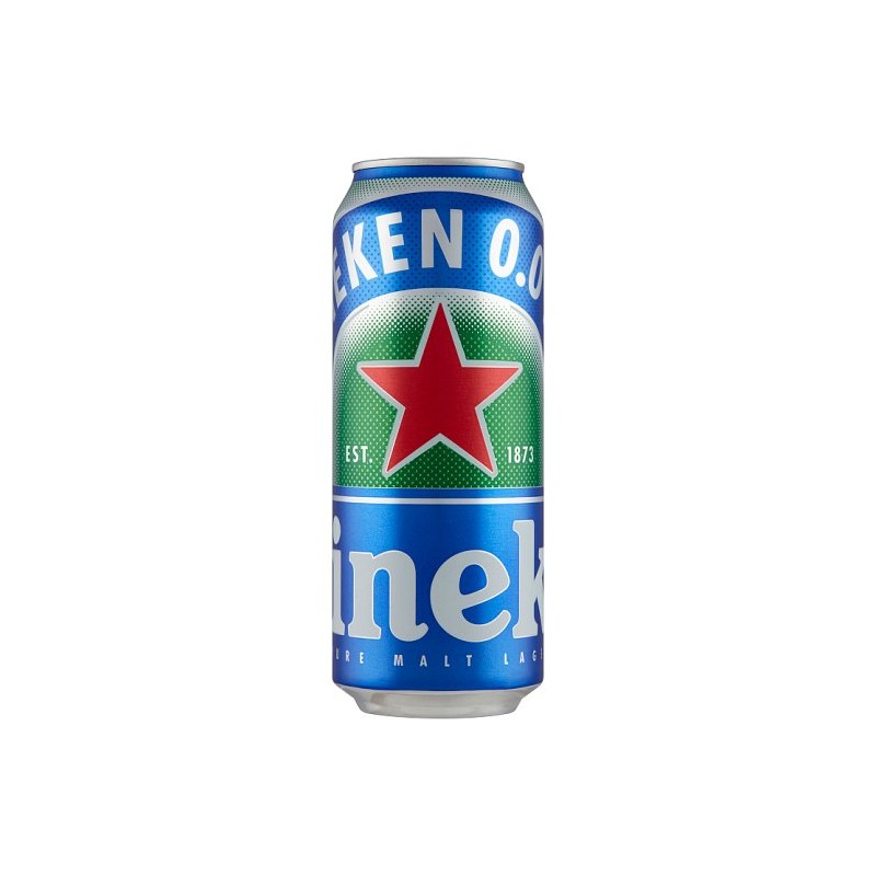 Heineken alkoholmentes világos sör 0,5 l doboz, drs