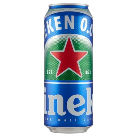 Heineken alkoholmentes világos sör 0,5 l doboz, drs