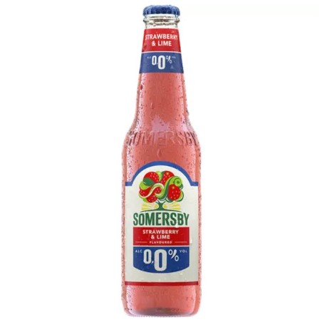 SOMERSBY STRAWBERRY LIME  0,0% 0,33l, drs