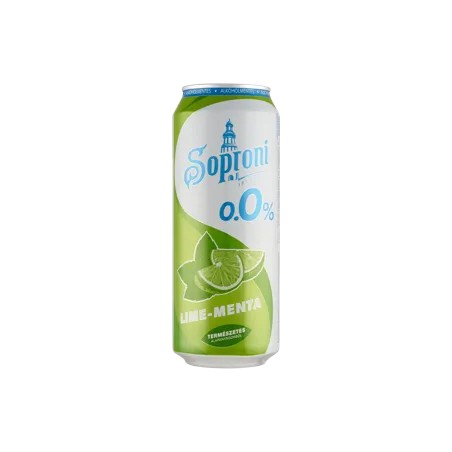 Soproni 0,5l dob. lime-menta 0,0%, drs