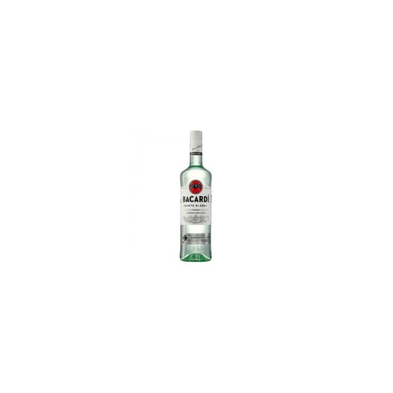 Bacardi carta blanca 37,5% rum 1l, drs