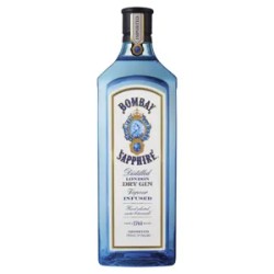Bombay sapphire 40% gin 1l, drs