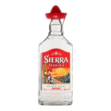 Sierra Tequila Blanco 38% tequila 0,5l, drs