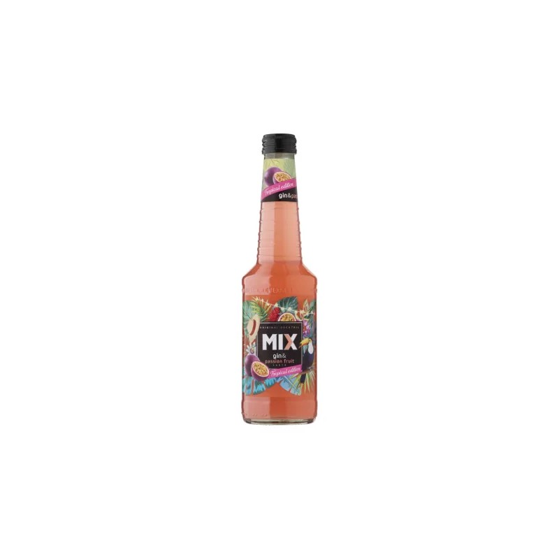 MIX Gin & Passiógyümölcs alk. 4% 0,33l, drs