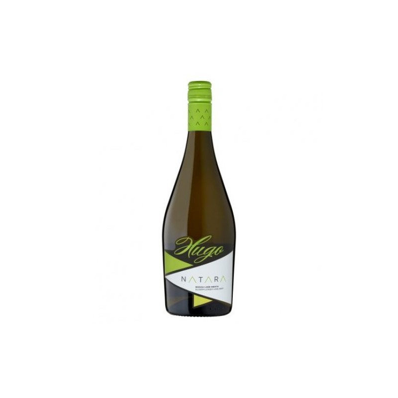 Natara Hugo bodza, lime és menta ízű, szénsavas, ízesített boralapú ital 7,3%, 0,75l, drs