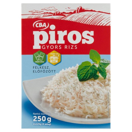 CBA Piros gyorsrizs tasakos, 250g