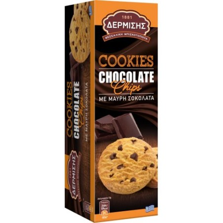 DERMISIS COOKIES - CSOKOLÁDÉ DARABOS KEKSZ 175G