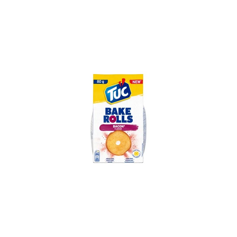 TUC Bake rolls bacon ízű 80g