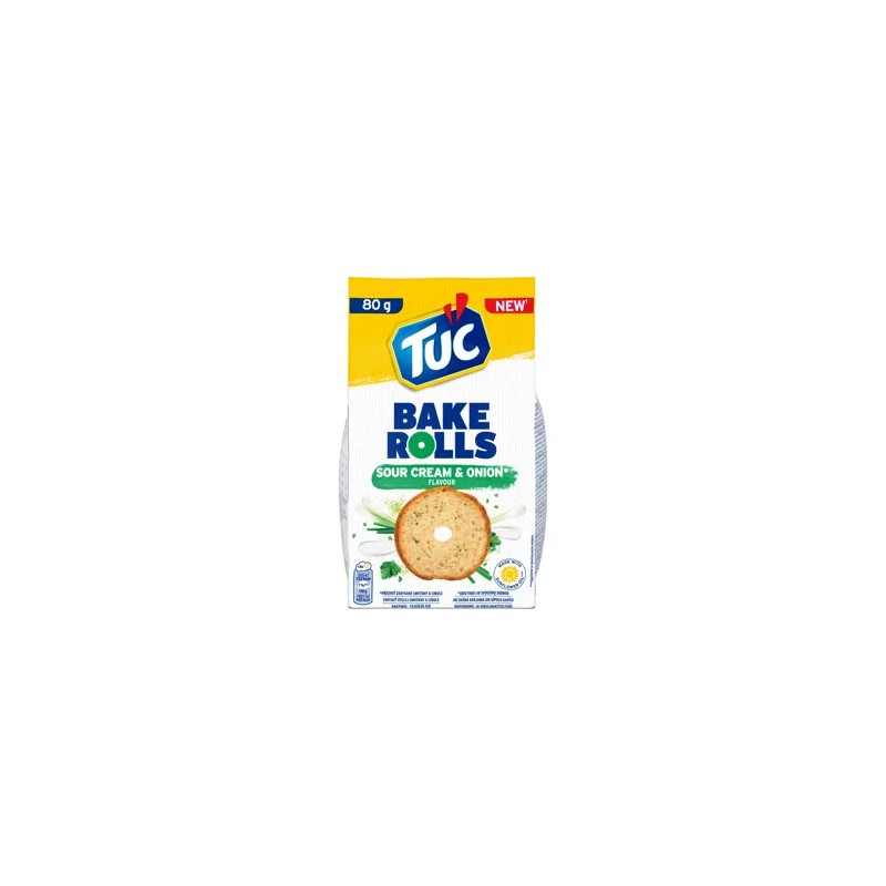 TUC Bake rolls hagymás-tejfölös ízű 80g