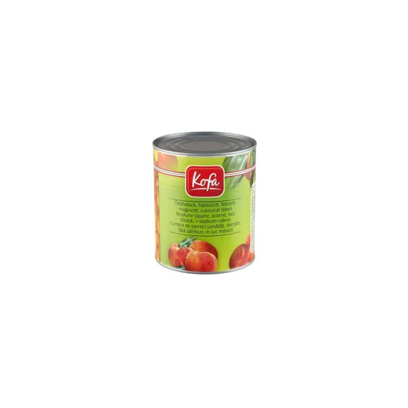 Őszibarack befőtt Kofa 820g/480g