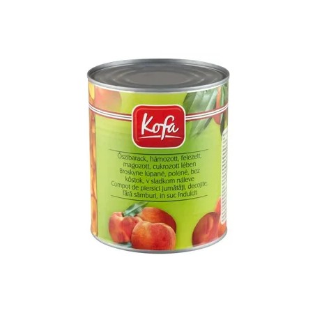 Őszibarack befőtt Kofa 820g/480g