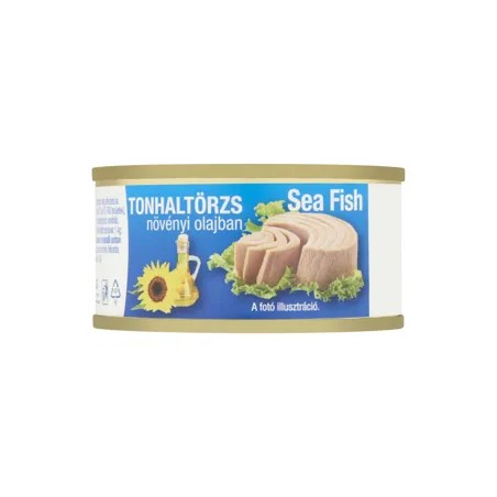 Sea Fish tonhaltörzs növ.olajban 80g/52g