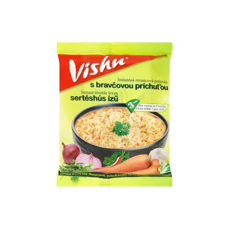 Vishu instant tészta sertéshús ízű 60g