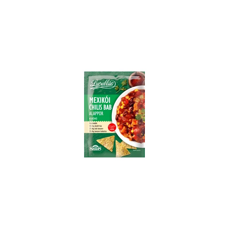 Lucullus mexikói chilis bab alappor 45g