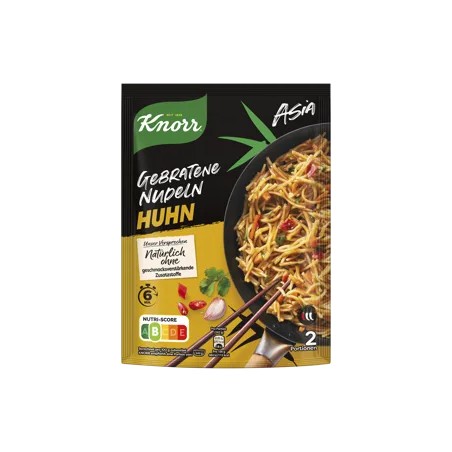 Knorr Spaghetteria ázsiai pirított tészta enyhén csípős csirkés ízesítéssel 121 g