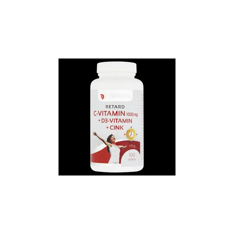 Damona C-vitamin 1000mg+D3+cink ret 100db