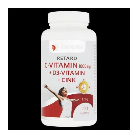 Damona C-vitamin 1000mg+D3+cink ret 100db