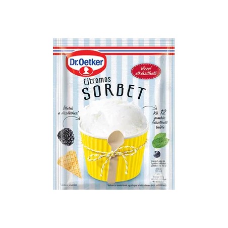 Dr.Oetker szorbé citromos 108g