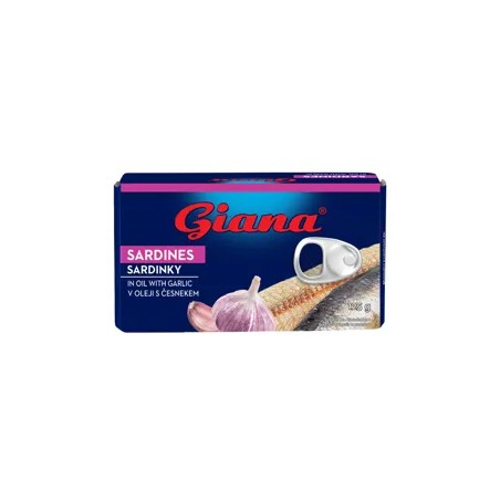 Giana szardínia olaj. fokhagym.125g/90g