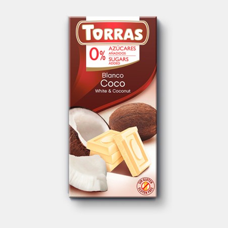 Torras cukormentes kókuszos fehércs.75g