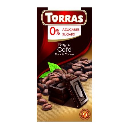 Torras étcsokoládé kávés hcn.75g